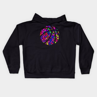 Dot day 2022 Colorful Basketball Boy International Dot Day Kids Hoodie